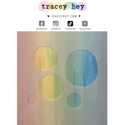 Tracey Hey Stencil - Random Circles